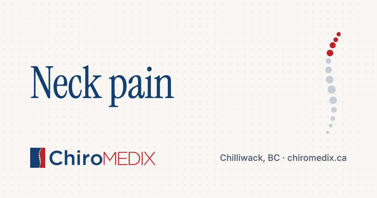 Neck pain