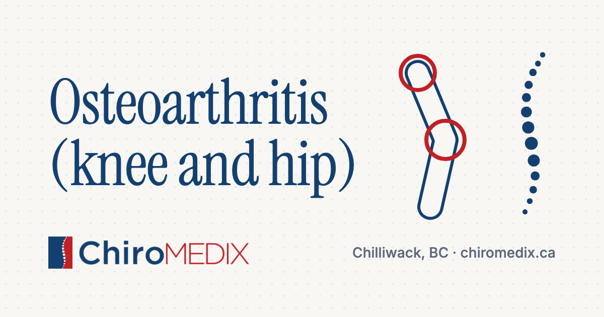 Osteoarthritis (knee and hip)